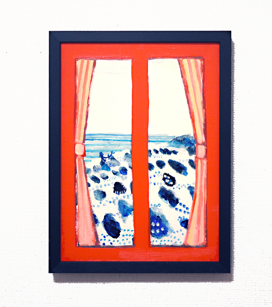 NEW | Orange room | 33 x 24 cm | oil x wood panel | 2020 | #contemporaryArt