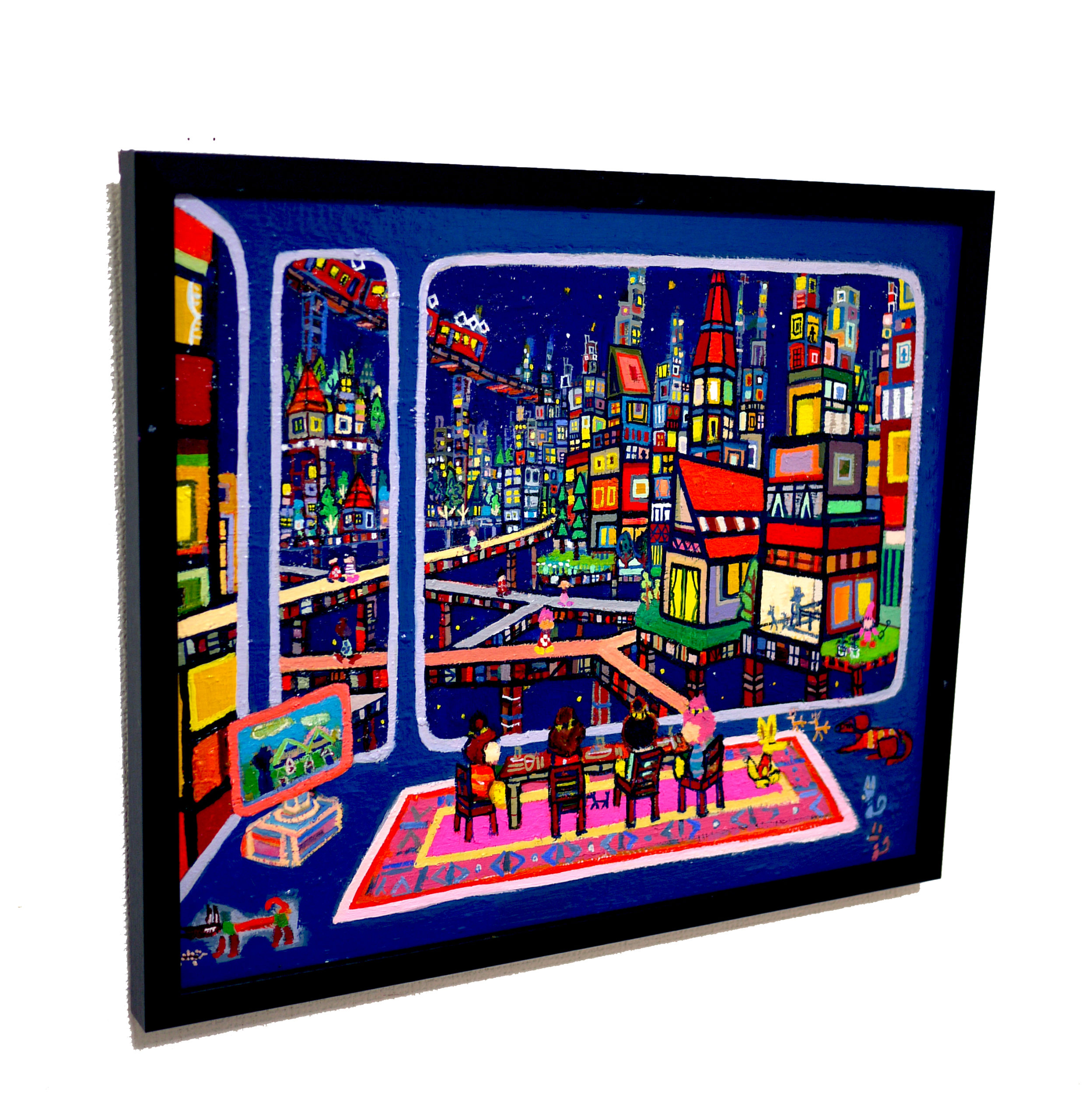 NEW | Living room | 38 x 45 cm | oil x canvas board | 2020 | #contemporaryArt