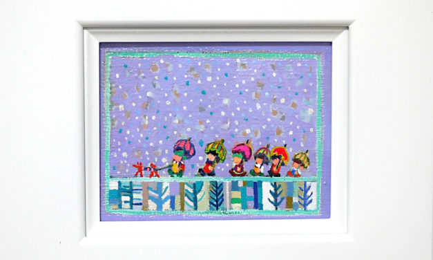 SOLD | winter day | oil x canvas board | 2019 | 14 x 18cm | kyuryudo