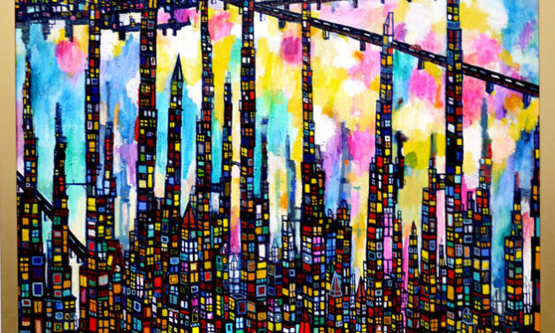 SOLD | city | 130 x 80cm | oil x canvas  | 2018 |  TAGBOAT | JAPAN #contemporaryArt