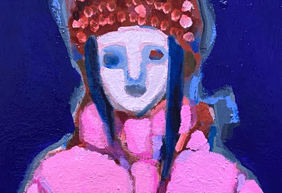 NEW | WINTER GIRL | 41 x 31cm | oil x WOOD PANEL | 2021 #contemporaryArt