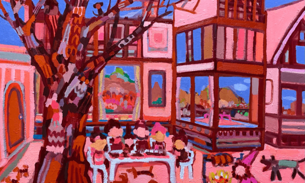 NEW | GARDEN PARTY | 53x65cm | oil x woodpanel | 2021 #contemporaryArt