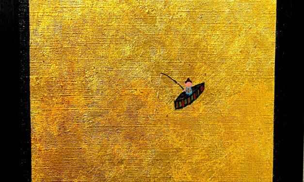 ON SALE | Fisher | 22x22cm | oil x canvas board  | 2017 | ART STICKER | JAPAN #contemporaryArt