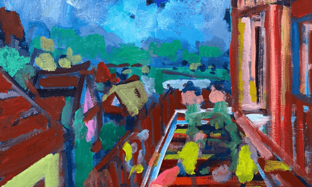 WORKS | 38x45cm | oil x wood panel | 2021 #contemporaryArt