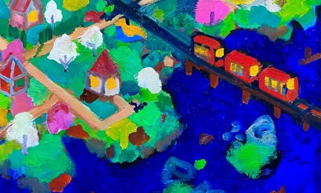 WORKS | 38x45cm | oil x wood panel | 2021 #contemporaryArt
