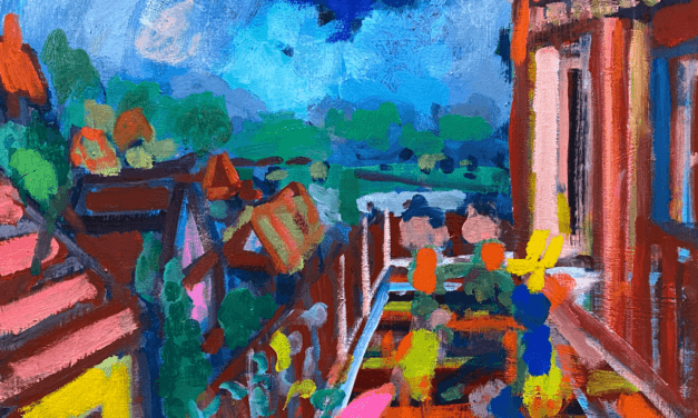 WORKS | 38x45cm | oil x wood panel | 2021 #contemporaryArt