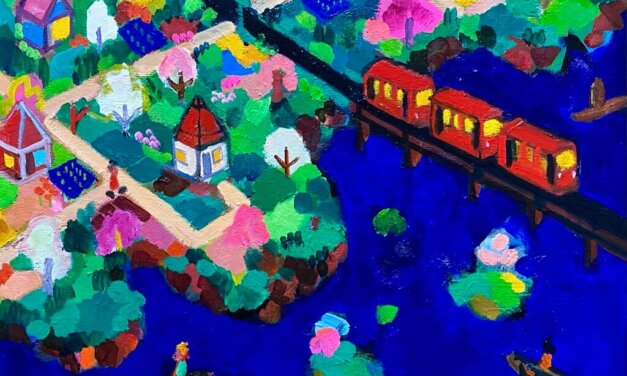 WORKS | 38x45cm | oil x wood panel | 2021 #contemporaryArt