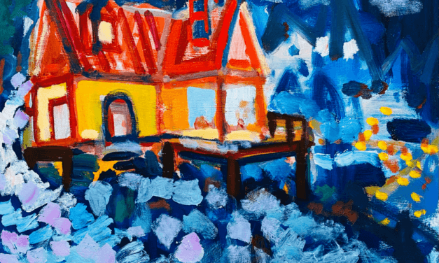 WORKS | 31x41cm | oil x wood panel | 2021 #oilpaint