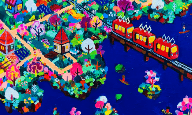 WORKS | 38x45cm | oil x wood panel | 2021 #oil