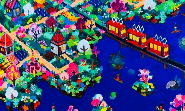 WORKS | 38x45cm | oil x wood panel | 2021 #oilpaint