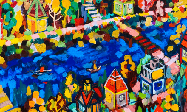 WORKS | 38x45cm | oil x wood panel | 2021 #art