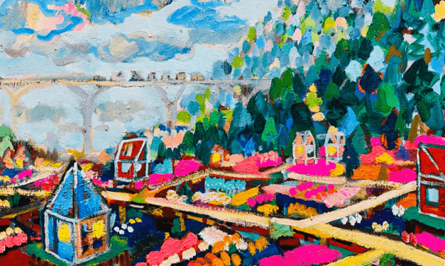 WORKS | 38x45cm | oil x wood panel | 2021 #art