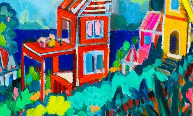 WORKS | 38x45cm | oil x wood panel | 2021 #room