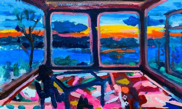 WORKS | 38x45cm | oil x wood panel | 2021 #room