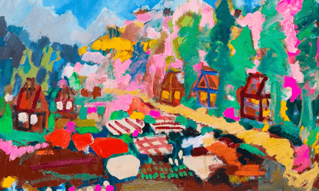 WORKS | 53x65cm | oil x wood panel | 2021 #spring