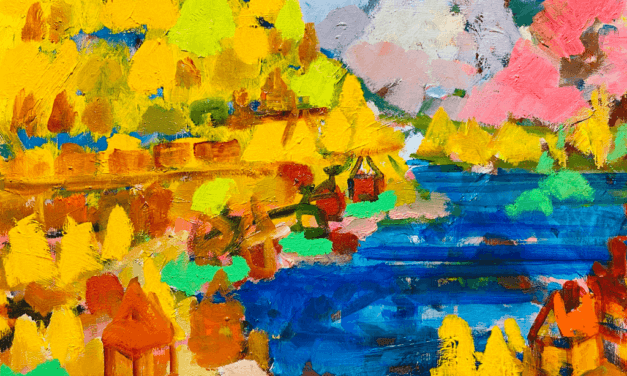 WORKS | 31x41cm | oil x wood panel | 2021 #autumn