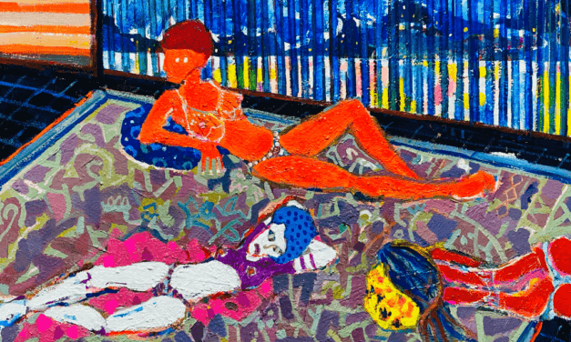 WORKS | 41x53cm | oil x wood panel | 2021 #nude