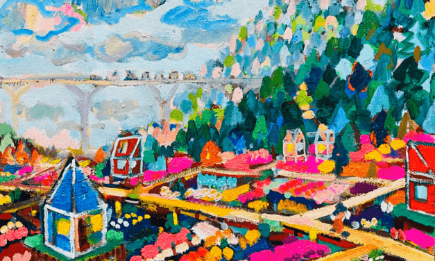 WORKS | 38x45cm | oil x wood panel | 2021 #autumn