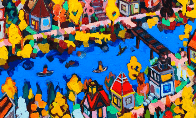 WORKS | 38x45cm | oil x wood panel | 2021 #room