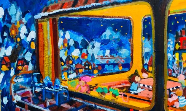 WORKS | 41x53cm | oil x wood panel | 2021 #winter