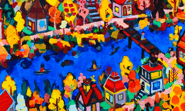 WORKS | 38x45cm | oil x wood panel | 2021 #art