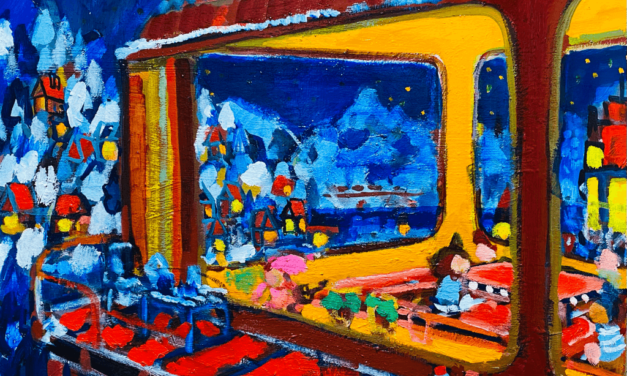 WORKS | 41x53cm | oil x wood panel | 2021 #landscape