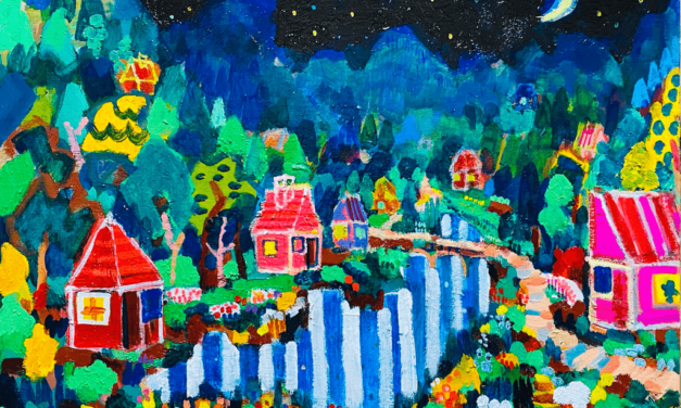 WORKS | 31x41cm | oil x wood panel | 2021 #landscape