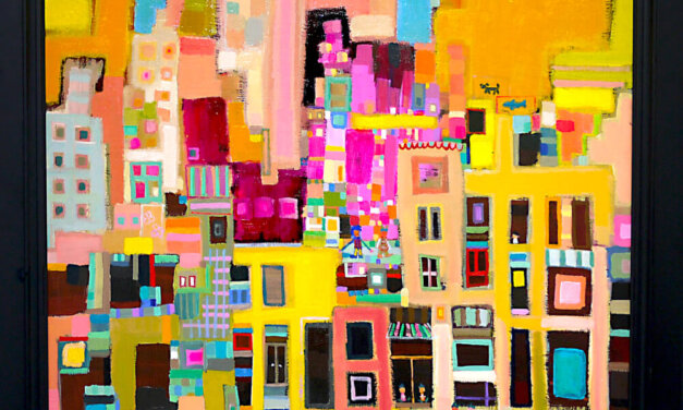 SOLD | SPRING TOWN | 45 x 53 cm | kyuryudo | TOKYO |  2018 | JAPAN #contemporaryart