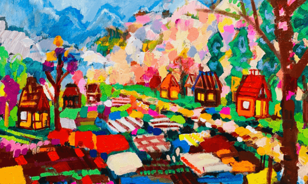 WORKS | 53x65cm | oil x wood panel | 2021 #landscape