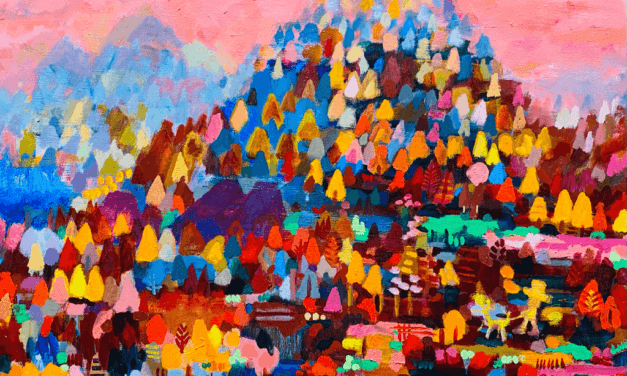 WORKS | 53x65cm | oil x wood panel | 2021 #landscape