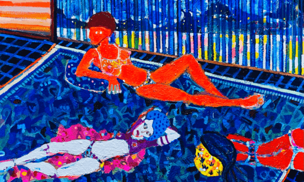 WORKS | 41x53cm | oil x wood panel | 2021 #nude