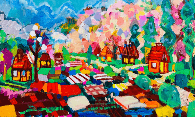 WORKS | 53x65cm | oil x wood panel | 2021 #landscape