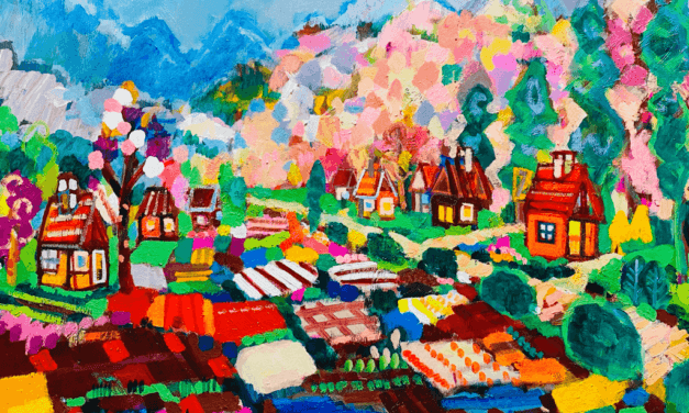 WORKS | 53x65cm | oil x wood panel | 2021 #landscape