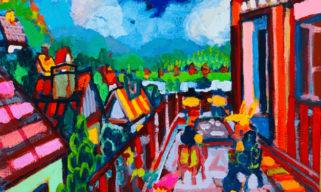 WORKS | 38x45cm | oil x wood panel | 2021 #landscape