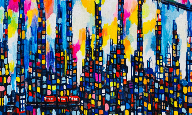WORKS | 65x53cm | oil x wood panel | 2021 #city