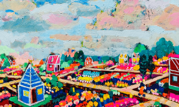 WORKS | 38x45cm | oil x wood panel | 2021 #landscape