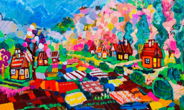 WORKS | 53x65cm | oil x wood panel | 2021 #spring