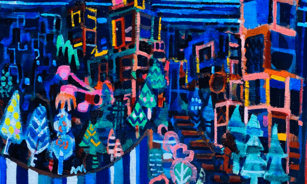 WORKS | 31x41cm | oil x wood panel | 2021 #city