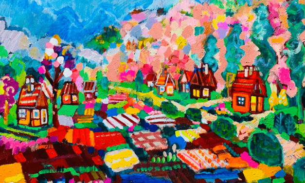 WORKS | 53x65cm | oil x wood panel | 2021 #city