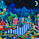 NEW | Crescent night | 31x41cm | oil x wood panel | 2021