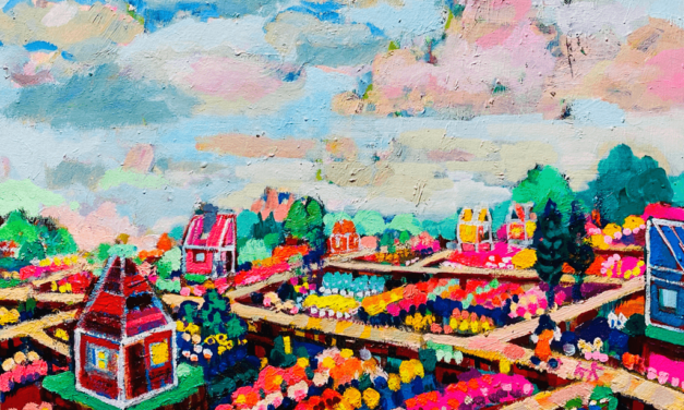 WORKS | 38x45cm | oil x wood panel | 2021 #art