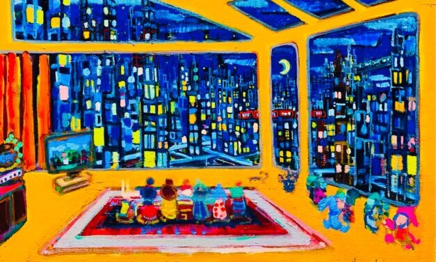 WORKS | 60x72cm | oil x wood panel | 2021 #livingroom