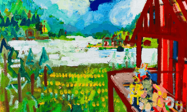 WORKS | 38x45cm | oil x wood panel | 2021 #livingroom