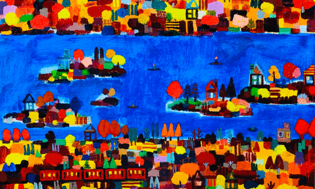 WORKS | 38x45cm | oil x wood panel | 2021 #landscape