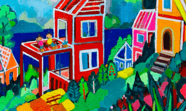 WORKS | 38x45cm | oil x wood panel | 2021 #landscape