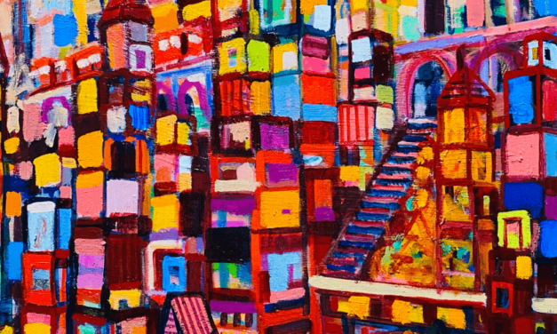 WORKS | 65x53cm | oil x wood panel | 2021 #city