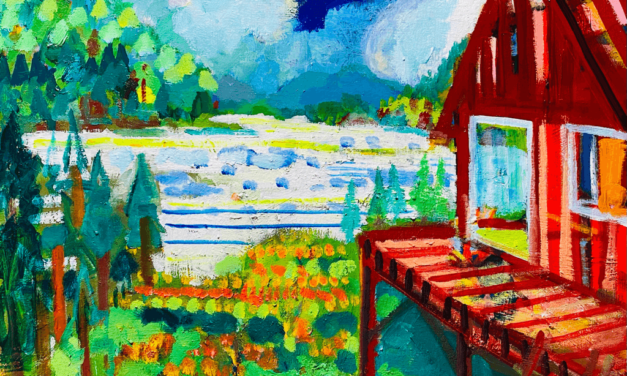 WORKS | 38x45cm | oil x wood panel | 2021 #landscape