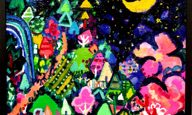 SOLD | spring night | 53 x 45cm | oil x canvas board | 2020 |  TAGBOAT #Art