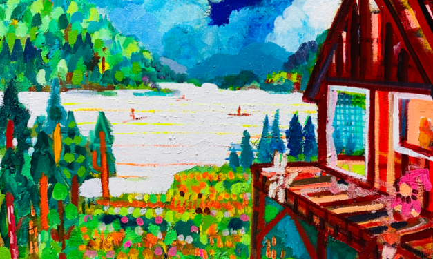 WORKS | 38x45cm | oil x wood panel | 2021 #oilpaint