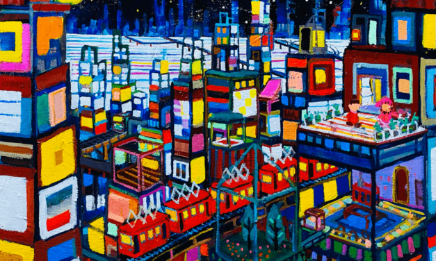 WORKS | 53x65cm | oil x wood panel | 2021 #landscape